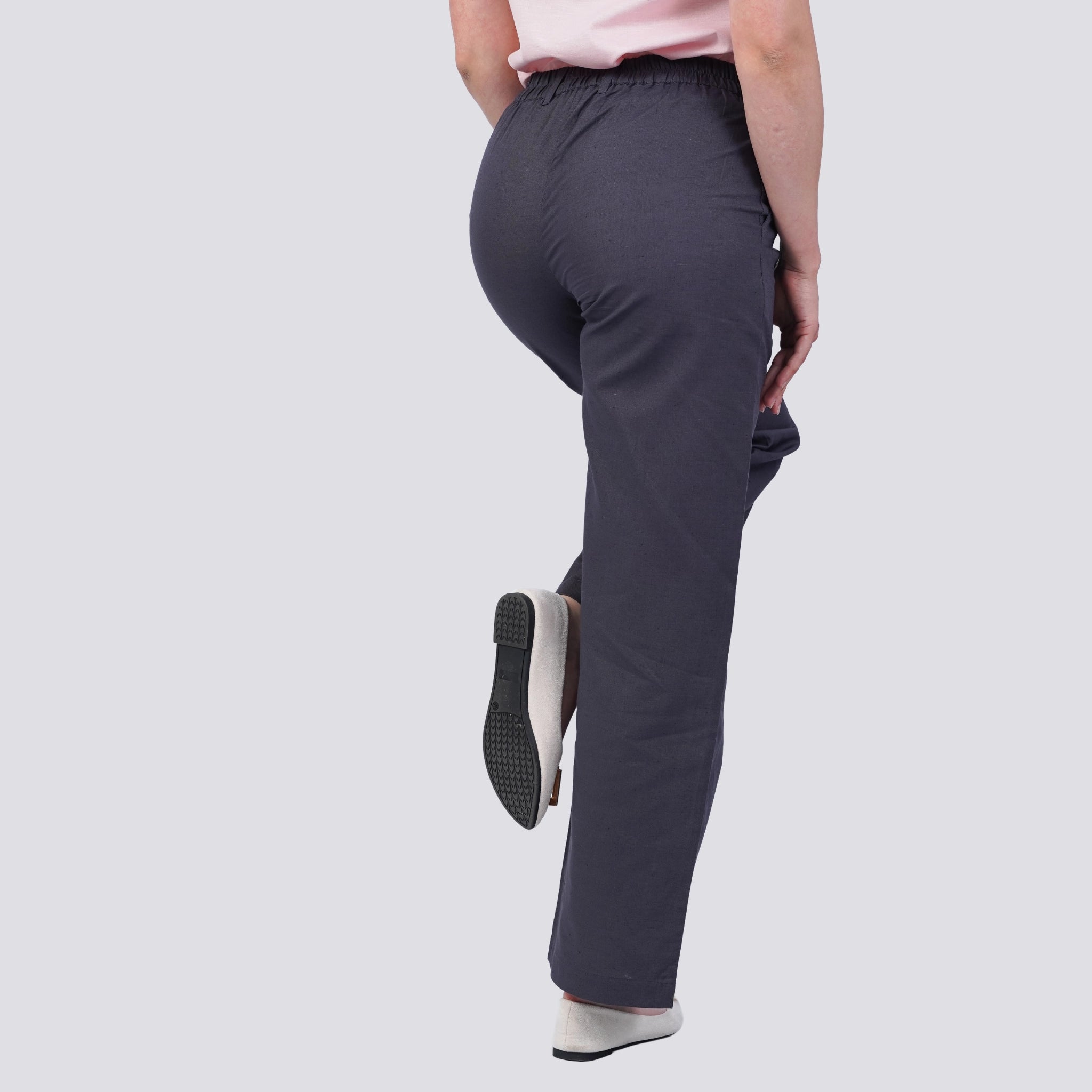 Sustainable Grey Trousers for Women