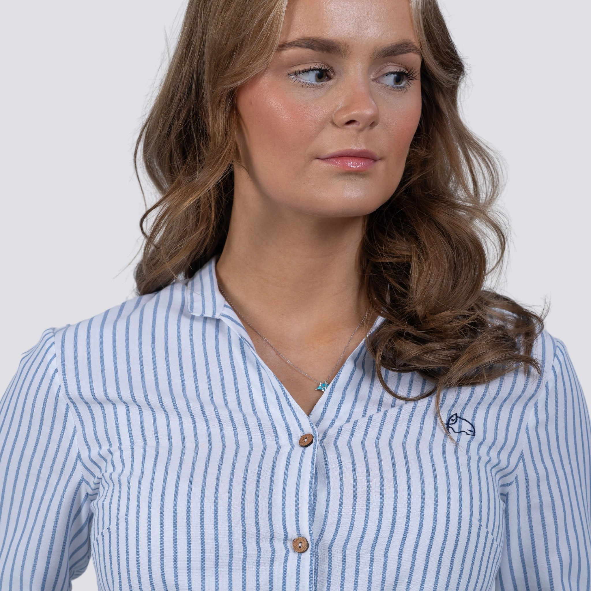 Nautical Striped Cotton Shirt