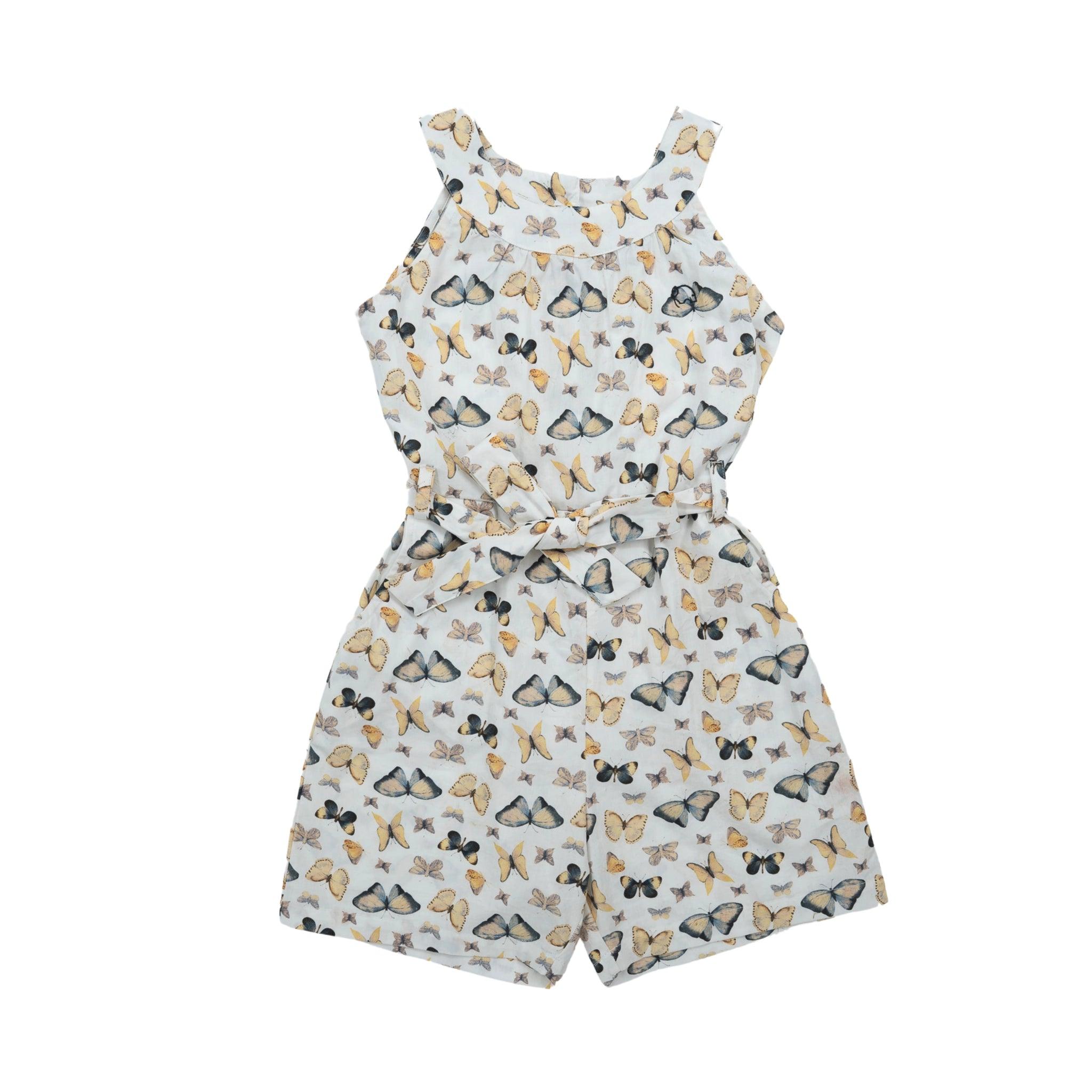 White Adventure Cotton Play Suit