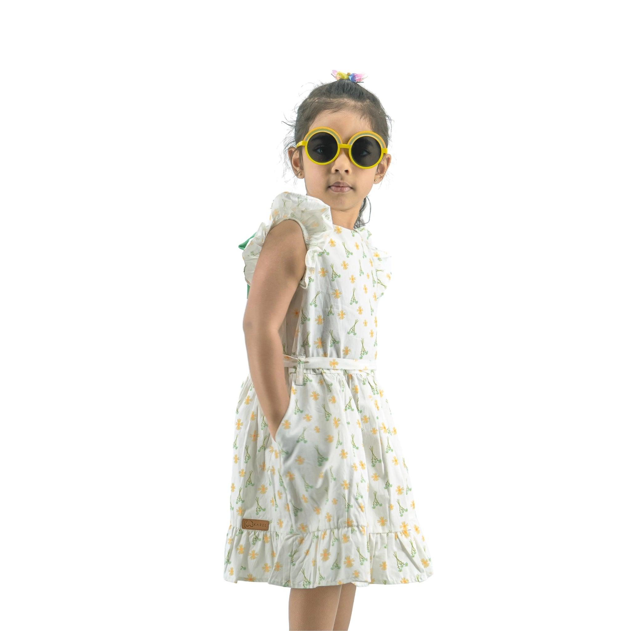 Eco-friendly Cotton Dress for Girls