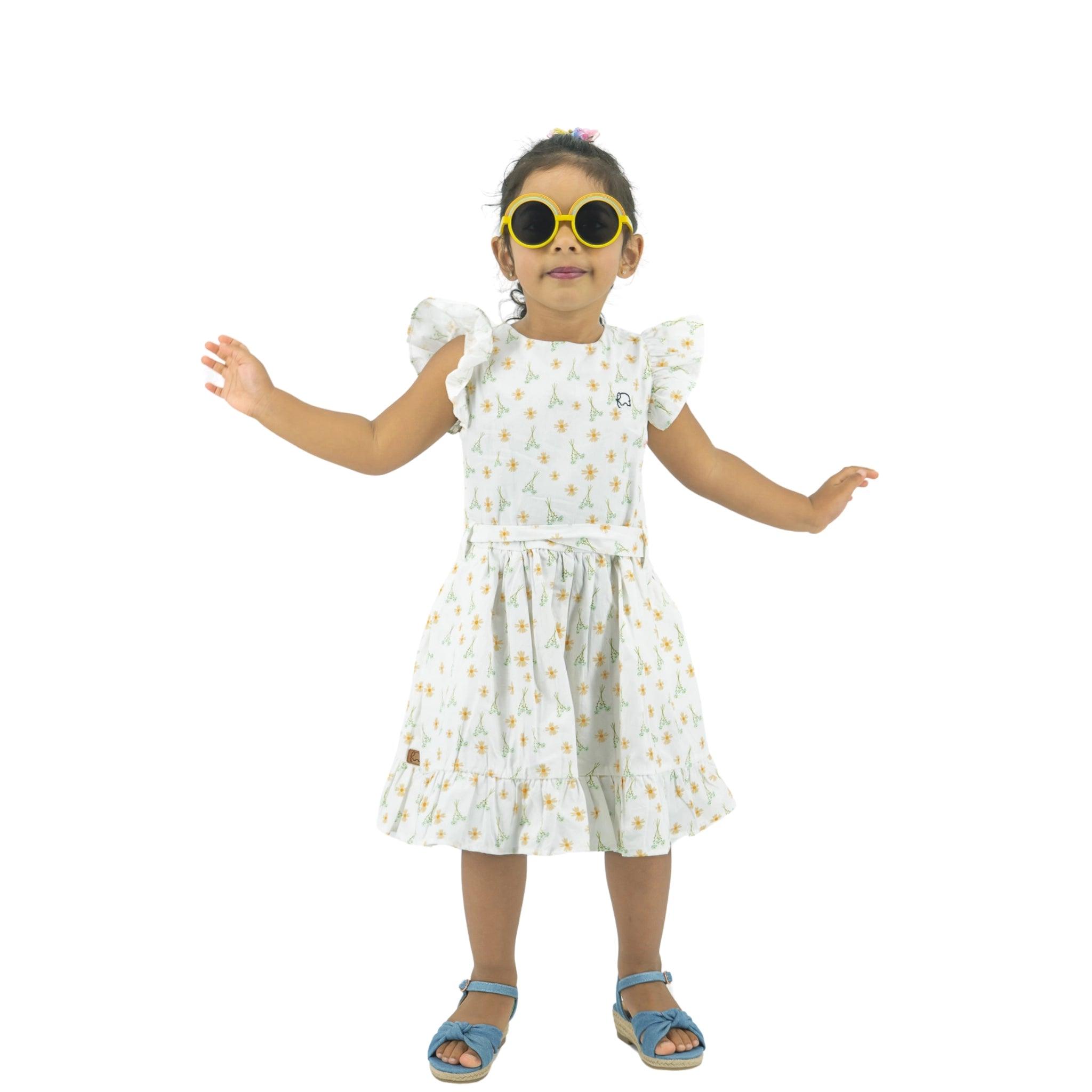 Eco-friendly Cotton Dress for Girls