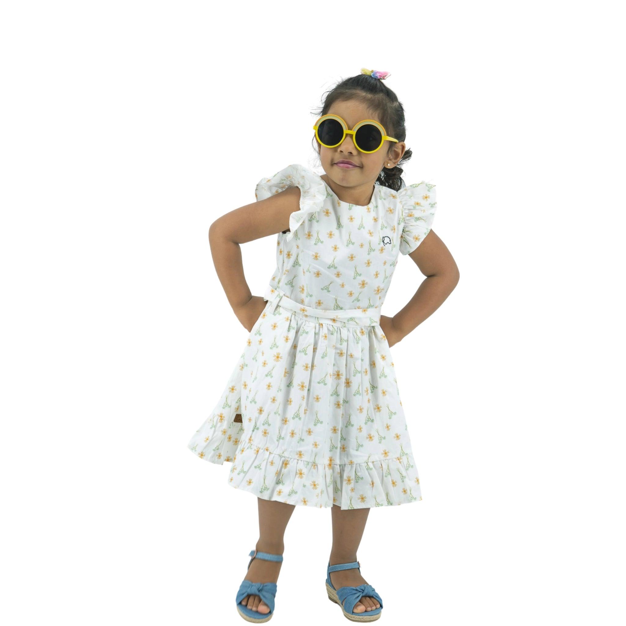 Eco-friendly Cotton Dress for Girls