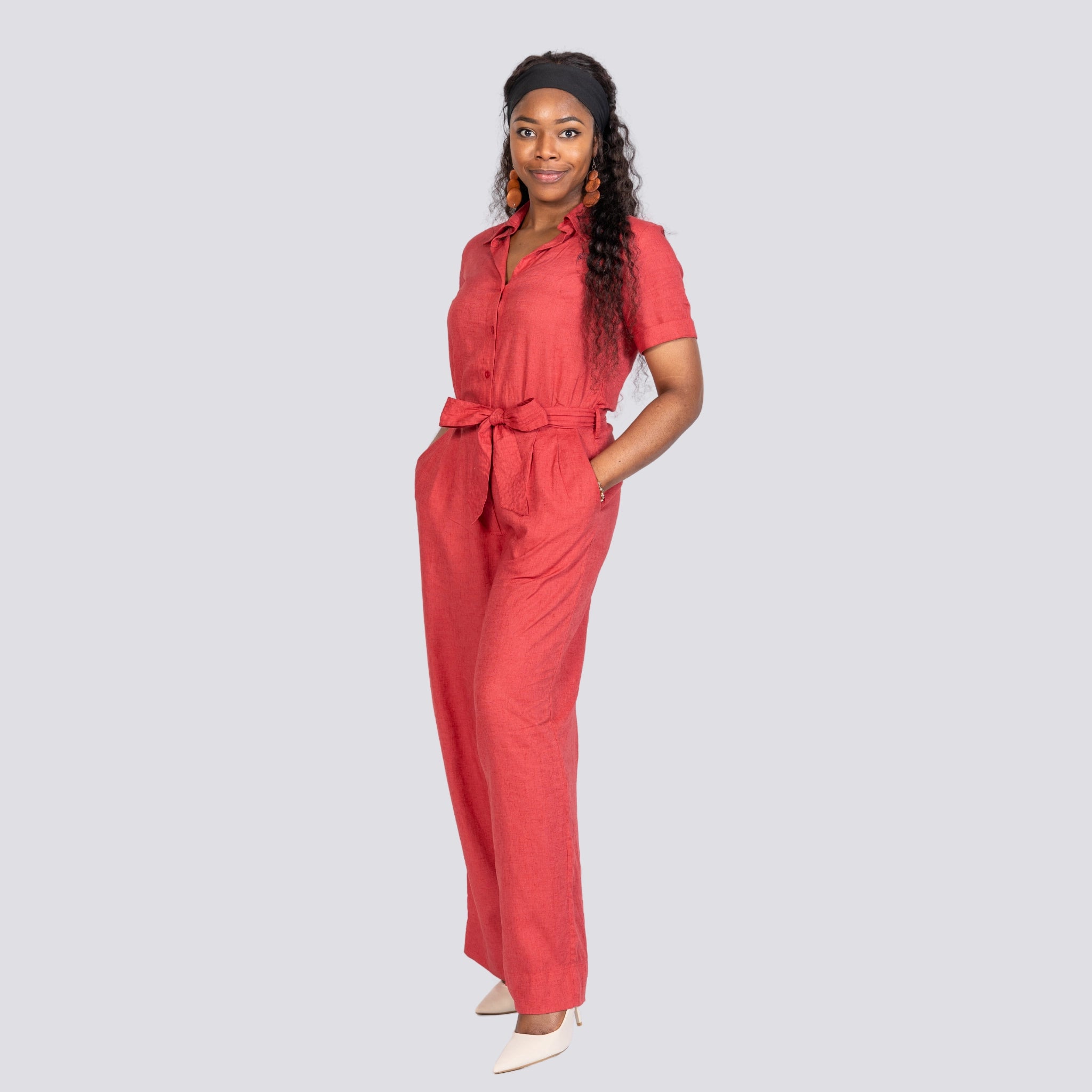 Milano Red Jumpsuit for Women