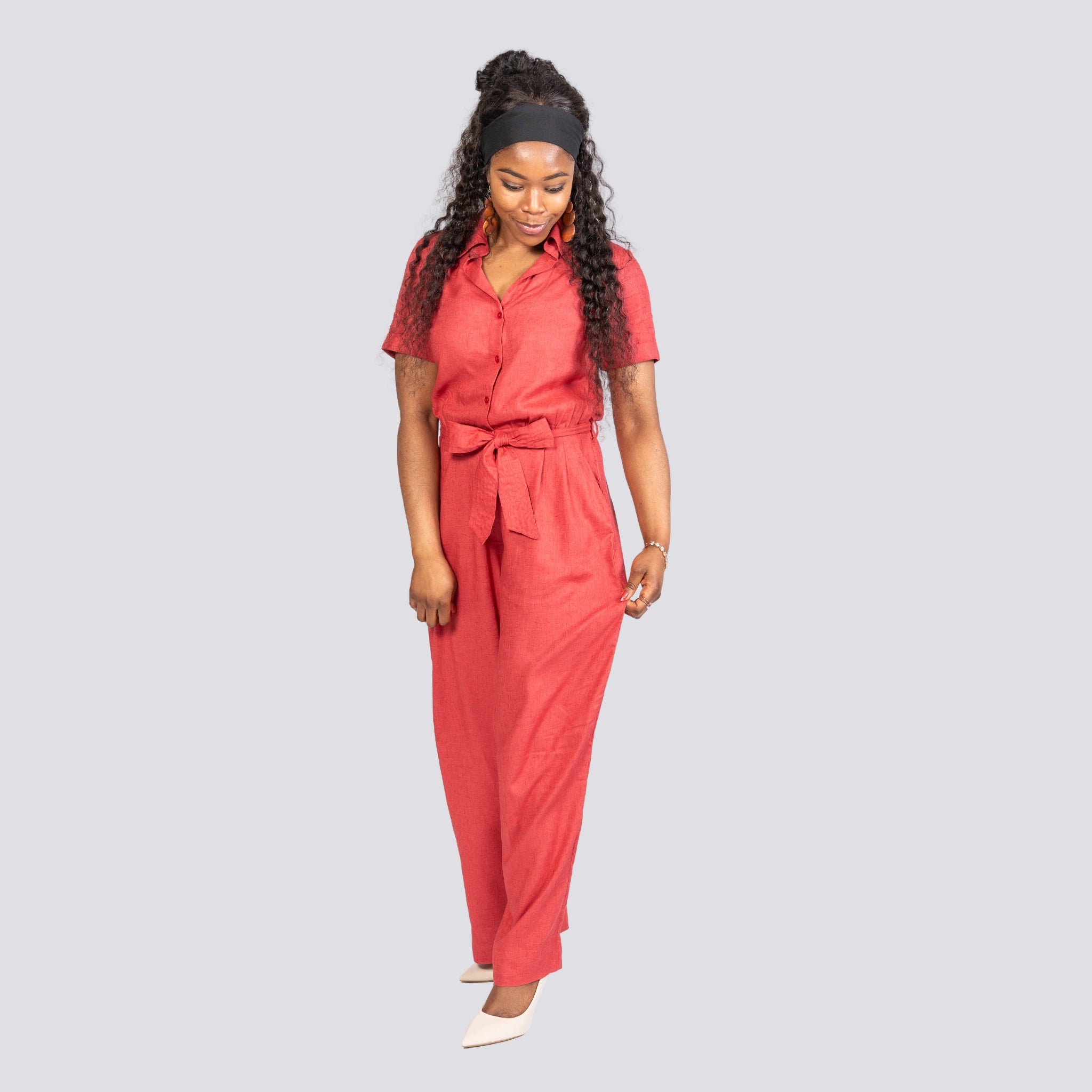 Milano Red Jumpsuit for Women