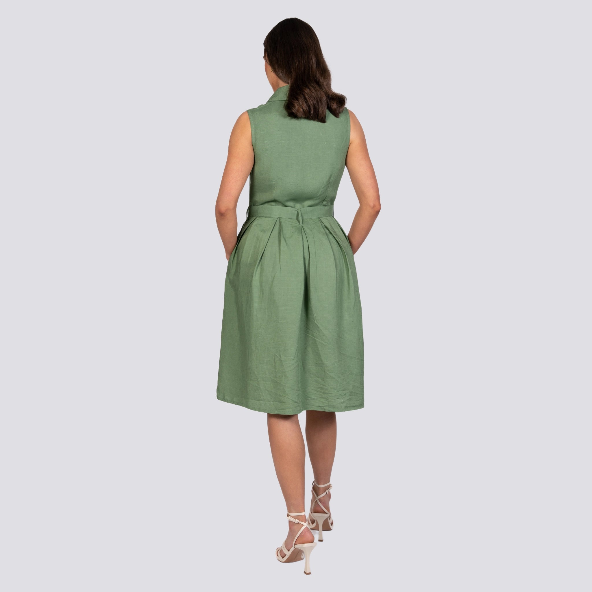 Sleeveless Midi Dress for Women