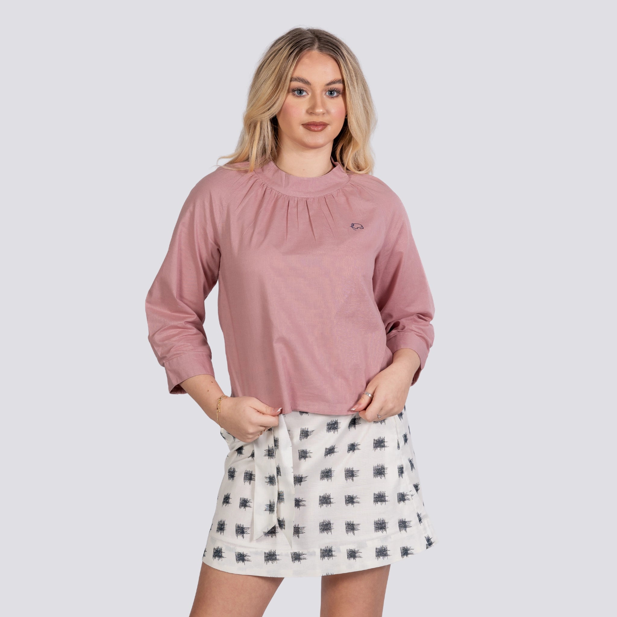 Eco-Friendly Linen Cotton Skirt for Women